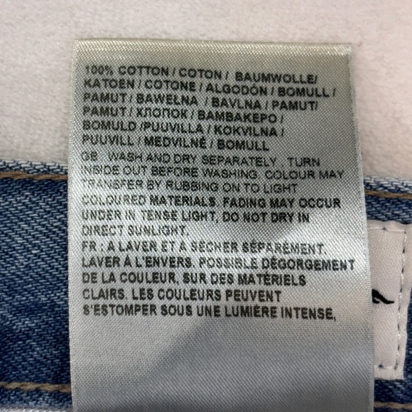 Wrangler High Rise Festival Bermuda Shorts Vintage Days Blue Denim 26 New - Picture 9 of 11